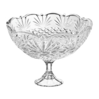 Salaterka kryształ Bohemia Vega 22cm na nodze